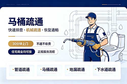麻城马桶疏通