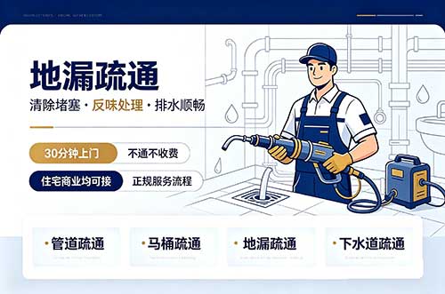 麻城地漏疏通